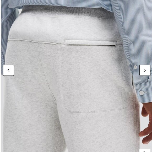 Lululemon Steady State Classic-Fit Jogger Sweatpants Light Gray Men's size XL - Picture 4 of 11